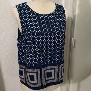 F21 Geometric Blouse